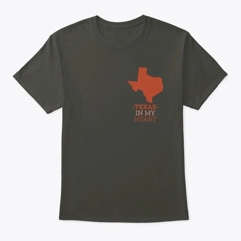 Texas In My Heart Patriotic Tee